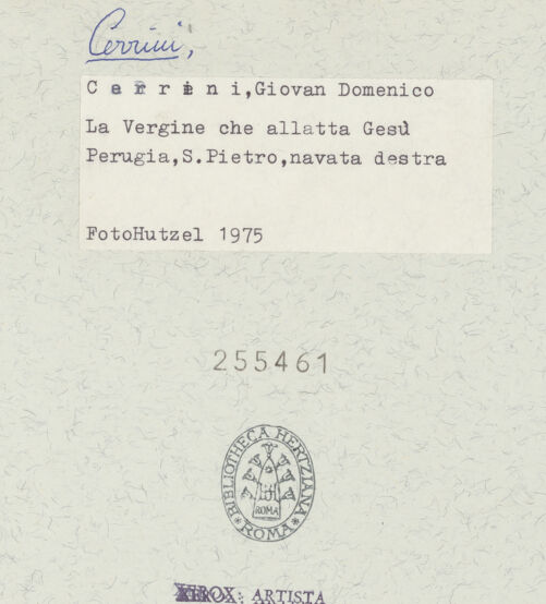 Rückseite von bh255461_recto