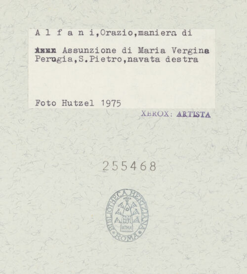 Rückseite von bh255468_recto