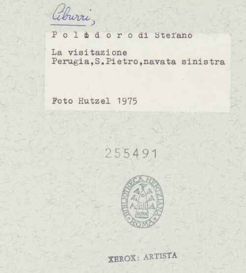 Rückseite von bh255491_recto