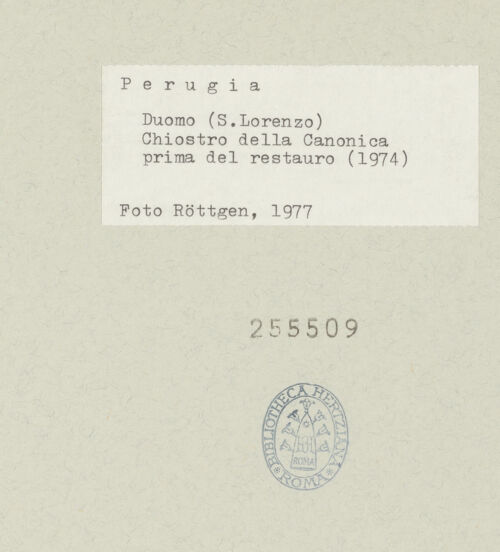 Rückseite von bh255509_recto