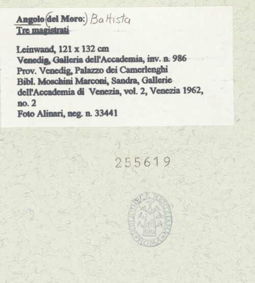 Rückseite von bh255619_recto