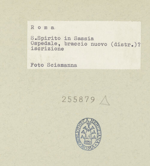 Rückseite von bh255879_recto