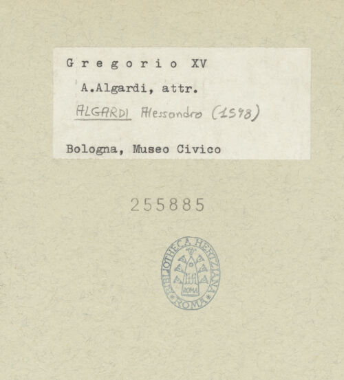 Rückseite von bh255885_recto