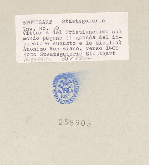 Rückseite von bh255905_recto