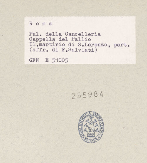 Rückseite von bh255984_recto