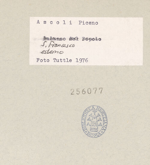 Rückseite von bh256077_recto