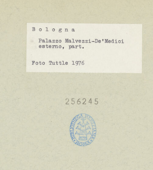 Rückseite von bh256245_recto