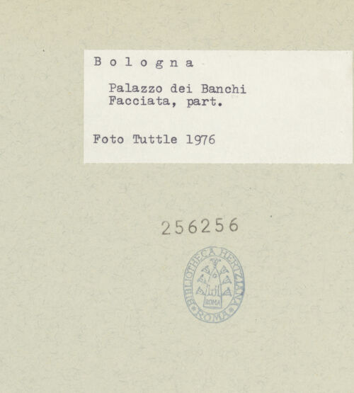 Rückseite von bh256256_recto