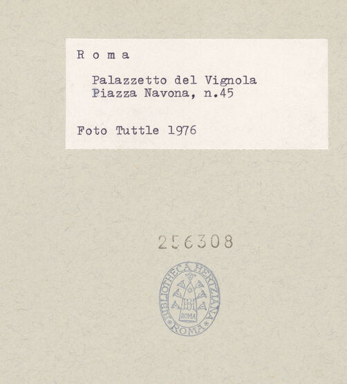 Rückseite von bh256308_recto