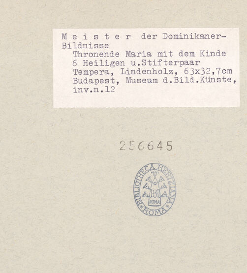 Rückseite von bh256645_recto