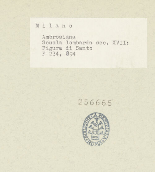 Rückseite von bh256665_recto