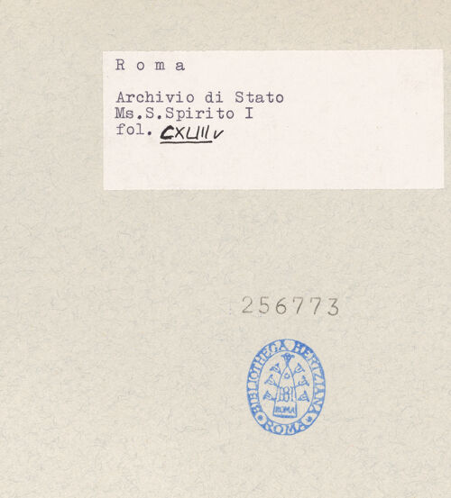 Rückseite von bh256773_recto