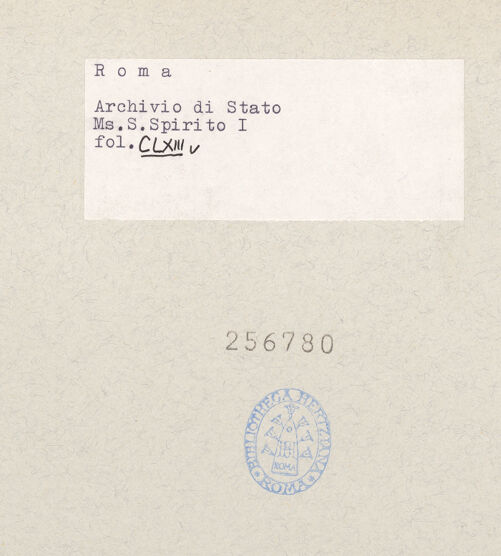 Rückseite von bh256780_recto