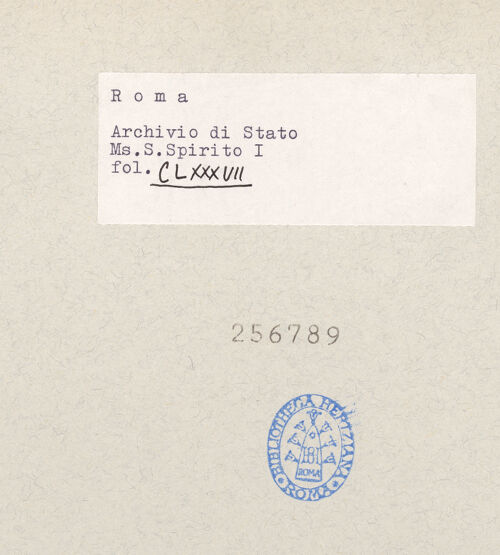 Rückseite von bh256789_recto