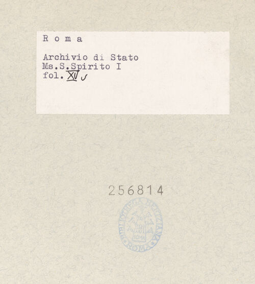 Rückseite von bh256814_recto