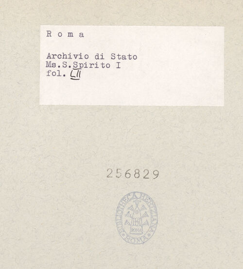 Rückseite von bh256829_recto