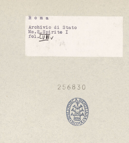 Rückseite von bh256830_recto