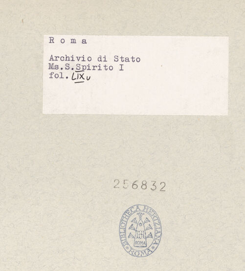 Rückseite von bh256832_recto