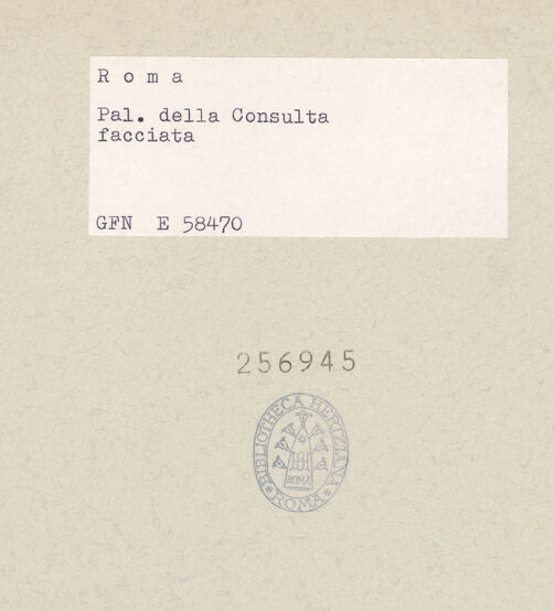 Rückseite von bh256945_recto