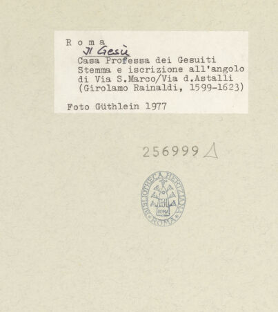 Rückseite von bh256999_recto