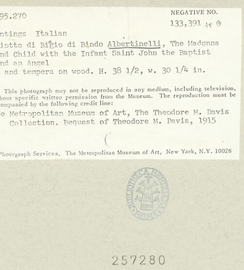 Rückseite von bh257280_recto