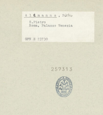 Rückseite von bh257313_recto