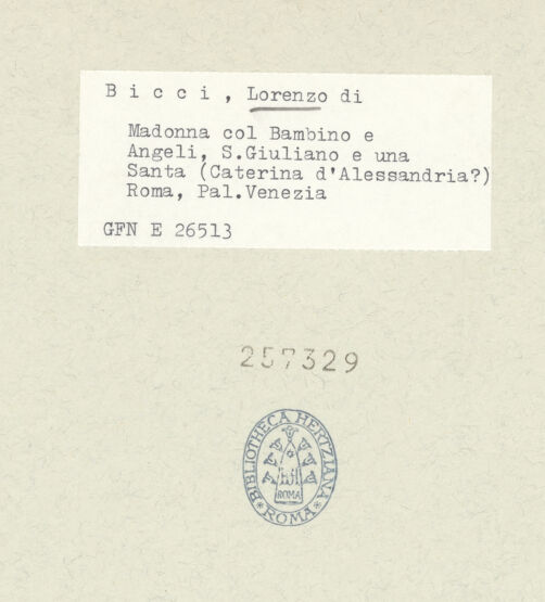 Rückseite von bh257329_recto