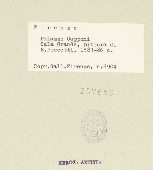 Rückseite von bh257660_recto