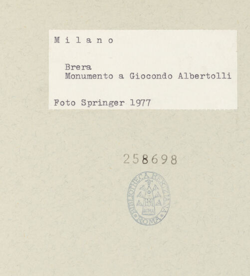 Rückseite von Springer [https://www.deutsche-digitale-bibliothek.de/content/lizenzen/rv-ez/] Porträt des Giocondo Albertolli, Architekt (1742-1839) - Frontalansicht, bh258698_recto. Foto: Springer.