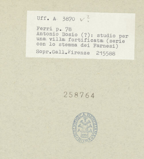 Rückseite von bh258764_recto