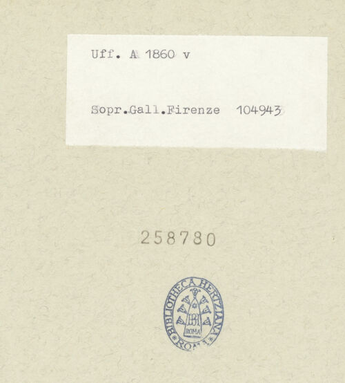 Rückseite von bh258780_recto