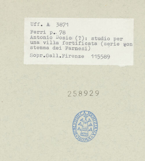 Rückseite von bh258929_recto