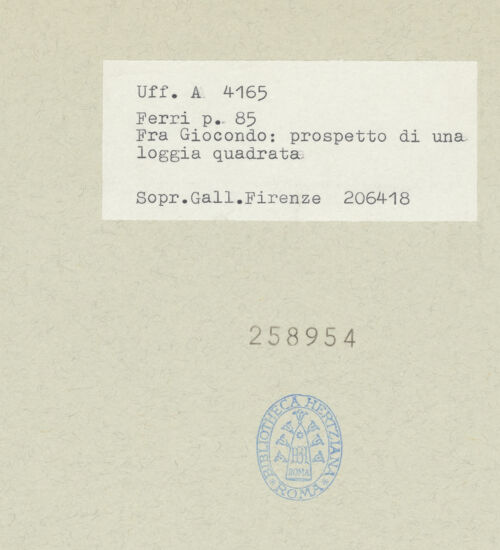 Rückseite von bh258954_recto