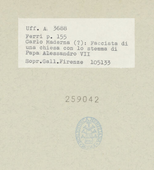 Rückseite von bh259042_recto