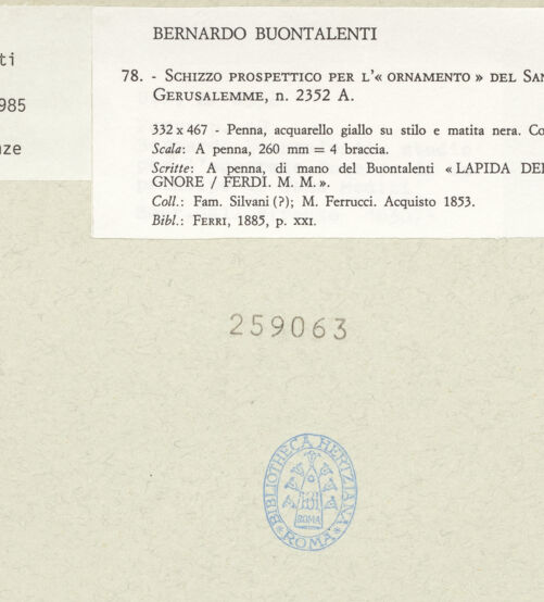 Rückseite von bh259063_recto