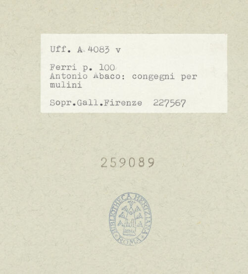 Rückseite von bh259089_recto