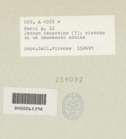 Rückseite von bh259092_recto