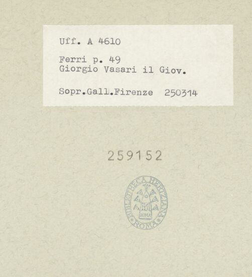 Rückseite von bh259152_recto