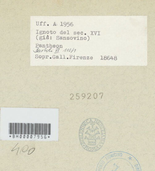 Rückseite von bh259207_recto