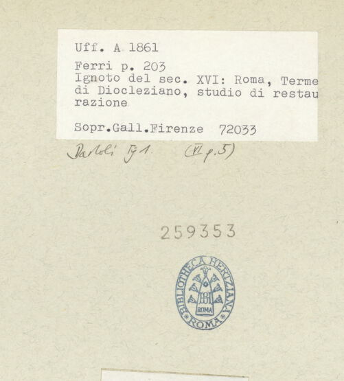 Rückseite von bh259353_recto