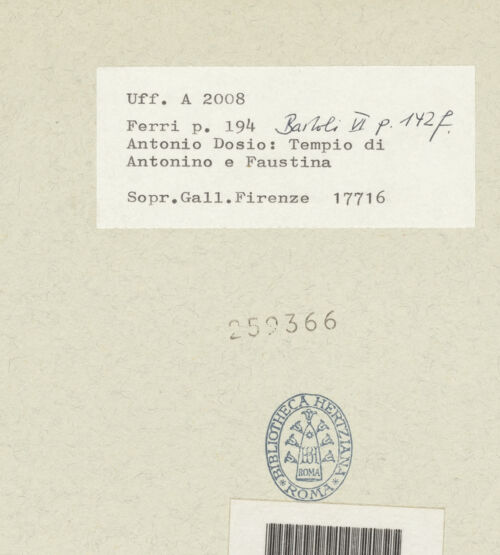 Rückseite von bh259366_recto