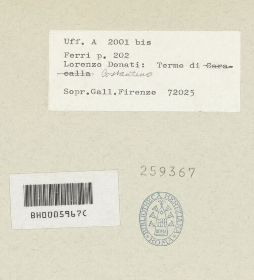 Rückseite von bh259367_recto