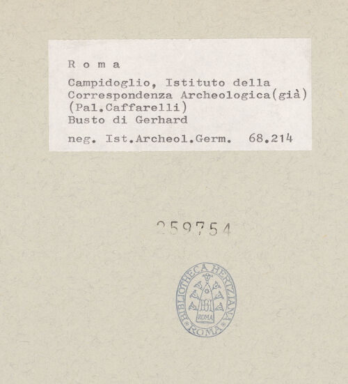 Rückseite von bh259754_recto