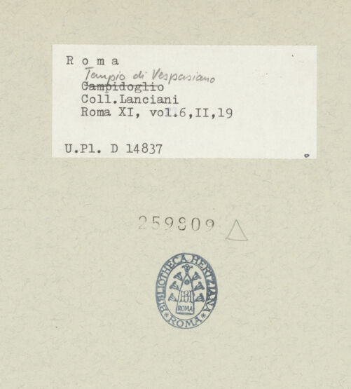 Rückseite von bh259809_recto