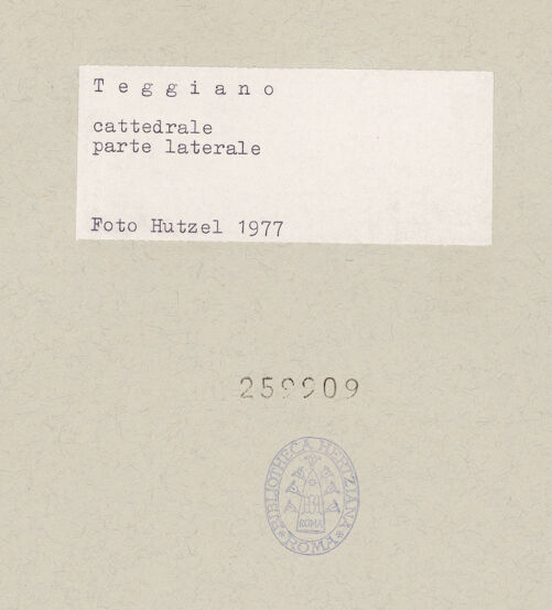 Rückseite von Hutzel, Max [https://www.deutsche-digitale-bibliothek.de/content/lizenzen/rv-ez/] Santa Maria Maggiore - Ostabschluss von Osten, Detail, bh259909_recto. Foto: Hutzel, Max.