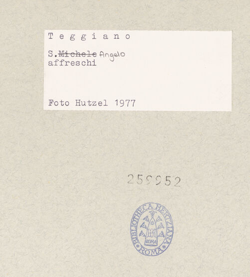 Rückseite von Hutzel, Max [https://www.deutsche-digitale-bibliothek.de/content/lizenzen/rv-ez/] Madonna zwischen den heiligen Venera und Johannes dem Täufer - Gesamtansicht, bh259952_recto. Foto: Hutzel, Max.