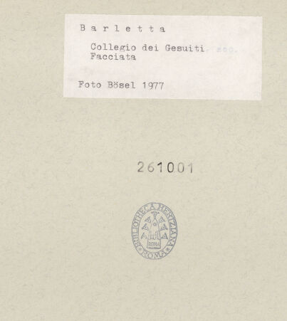 Rückseite von bh261001_recto