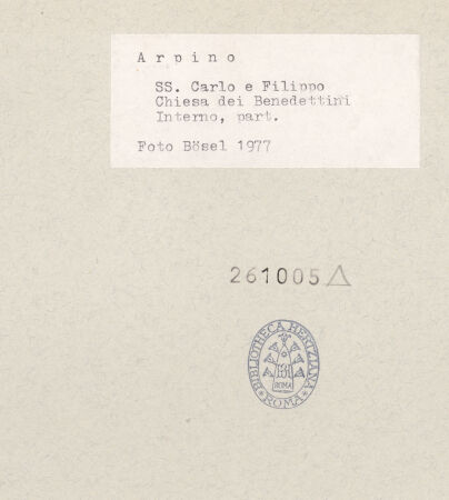 Rückseite von bh261005_recto