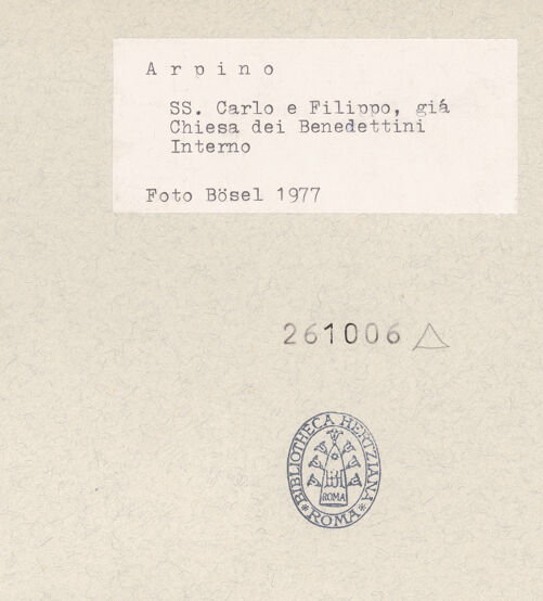 Rückseite von bh261006_recto