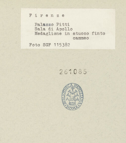 Rückseite von bh261085_recto